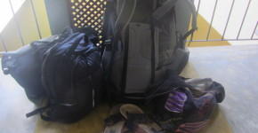 Packed bags ready for travel
