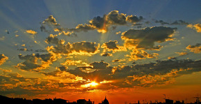 Sunrise Over Barcelona